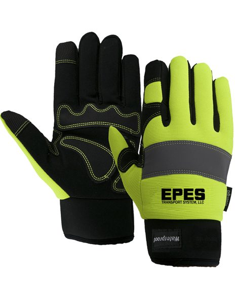 Picture of Waterproof & Winter Lined Hi-Viz Touchscreen Mechanics Gloves