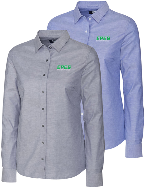 Picture of Ladies Easy Care Stretch Oxford LS